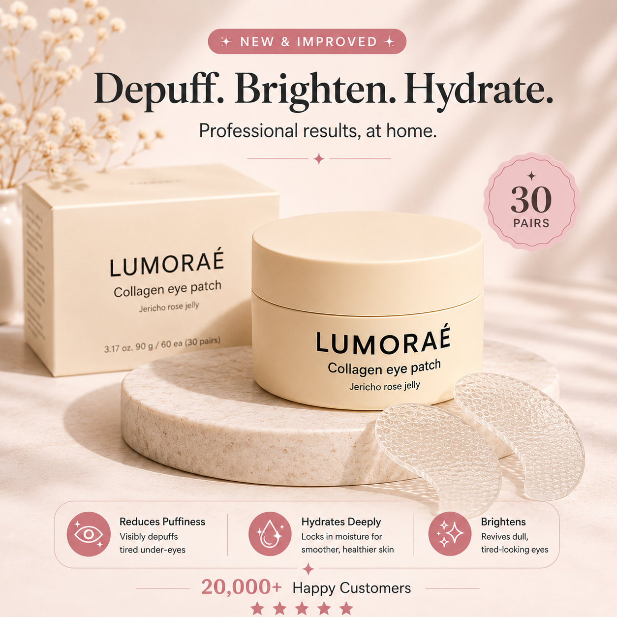 Lumoraé Collagen Eye Patches